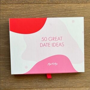 Date Ideas Card Game - Red and Pink